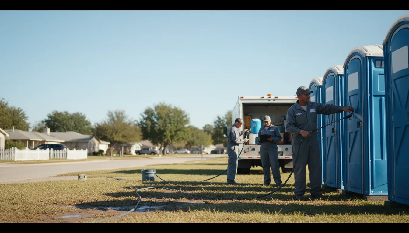 Long-Term Portable Toilet Rental in Hooper, NE near me